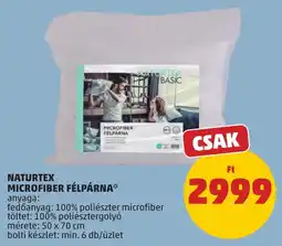 PENNY Naturtex microfiber fél párna ajánlat