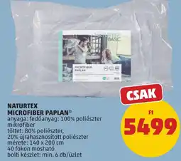 PENNY Naturtex microfiber paplan ajánlat