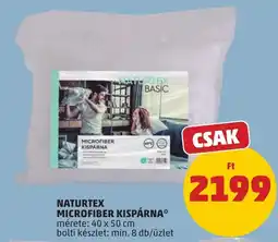 PENNY Naturtex microfiber kispárna ajánlat