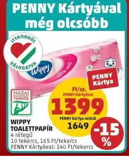 PENNY WIPPY TOALETTAPÍR ajánlat