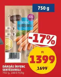 PENNY DÁRDÁS ÍNYENC SERTÉSVIRSLI ajánlat