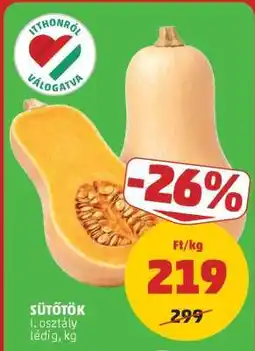 PENNY Sütőtök ajánlat