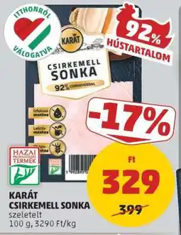 PENNY KARÁT CSIRKEMELL SONKA ajánlat