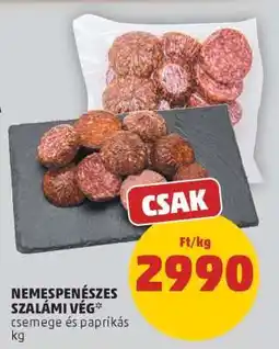 PENNY NEMESPENÉSZES SZALÁMI VÉG ajánlat