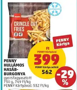 PENNY PENNY Hullámos Hasábburgonya ajánlat