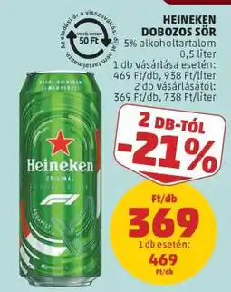 PENNY Heineken Dobozos Sör ajánlat