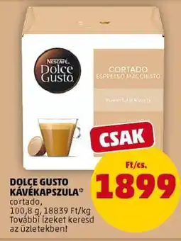 PENNY Dolce Gusto Kávékapszula ajánlat