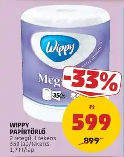PENNY Wippy Papírtörlő ajánlat