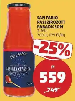 PENNY San Fabio Passzírozott Paradicsom ajánlat