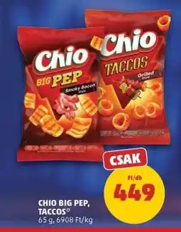 PENNY CHIO BIG PEP, TACCO'S ajánlat