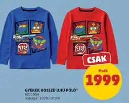 PENNY GYEREK HOSSZÚ UJJÚ PÓLÓ ajánlat