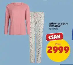 PENNY Női vagy férfi pizsama ajánlat