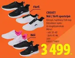 Lidl CRIVIT Női / férfi sportcipő ajánlat