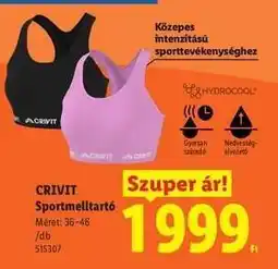 Lidl CRIVIT Sportmelltartó ajánlat