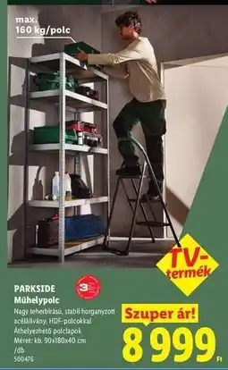 Lidl PARKSIDE Műhelypolc ajánlat