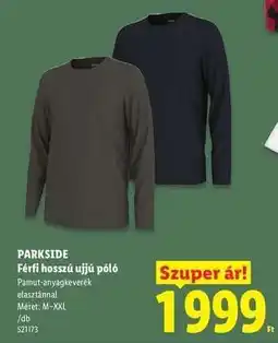 Lidl PARKSIDE Férfi hosszú ujjú póló ajánlat