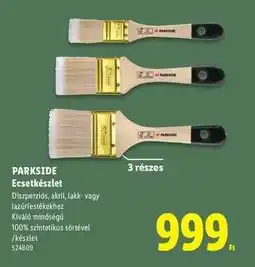 Lidl PARKSIDE Ecsetkészlet ajánlat