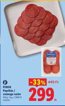 Lidl PIKOK ajánlat