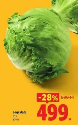 Lidl Jégsaláta ajánlat
