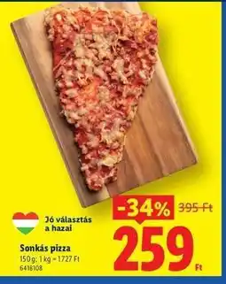 Lidl Sonkás pizza ajánlat