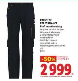Lidl Parkside Performance Profi munkásnadrág ajánlat