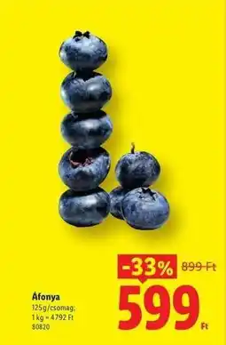 Lidl Áfonya ajánlat