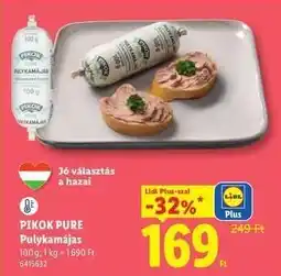 Lidl Pikok Pure Pulykamájas ajánlat