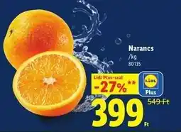 Lidl Narancs ajánlat