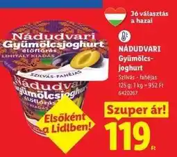 Lidl NÁDUDVARI GYÜMÖLCS-JOGHURT ajánlat