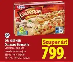 Lidl Dr. Oetker Guseppe Baguette ajánlat