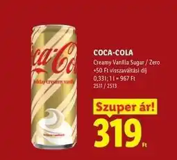 Lidl Coca-Cola ajánlat