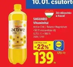 Lidl SAGUARO Vitaminital ajánlat