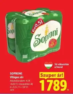 Lidl SOPRONI ajánlat