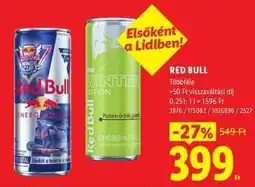 Lidl Red Bull ajánlat