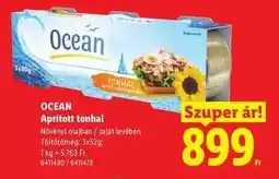 Lidl OCEAN Aprított tonhal ajánlat
