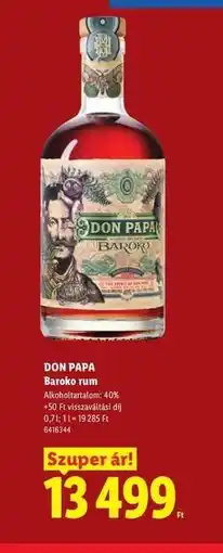 Lidl Don Papa ajánlat