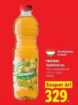Lidl FREEWAY Jázminízű tea ajánlat