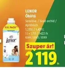 Lidl LENOR Öblítő ajánlat