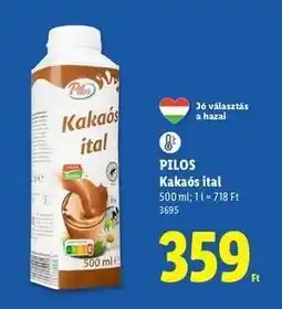 Lidl Pilos Kakaós ital ajánlat