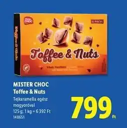 Lidl MISTER CHOC Toffee & Nuts ajánlat