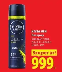 Lidl NIVEA MEN ajánlat