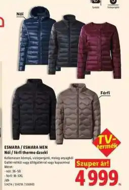 Lidl ESMARA / ESMARA MEN ajánlat