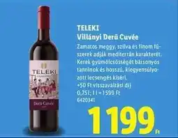 Lidl TELEKI Villányi Derű Cuvée ajánlat
