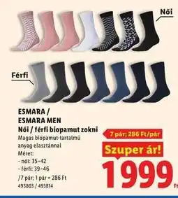 Lidl ESMARA / ESMARA MEN ajánlat