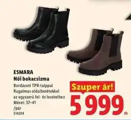 Lidl Esmara Női bokacsizma ajánlat