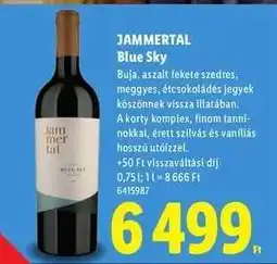 Lidl Jammertal Blue Sky ajánlat