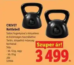 Lidl CRIVIT Kettlebell ajánlat