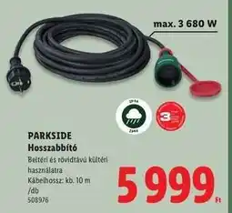Lidl PARKSIDE Hosszabbító ajánlat