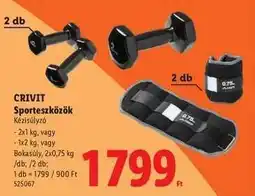 Lidl Crivit Sporteszközök ajánlat