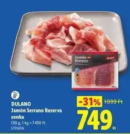 Lidl DULANO ajánlat
